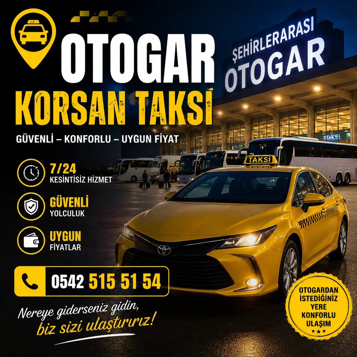 Otogar korsan taksi