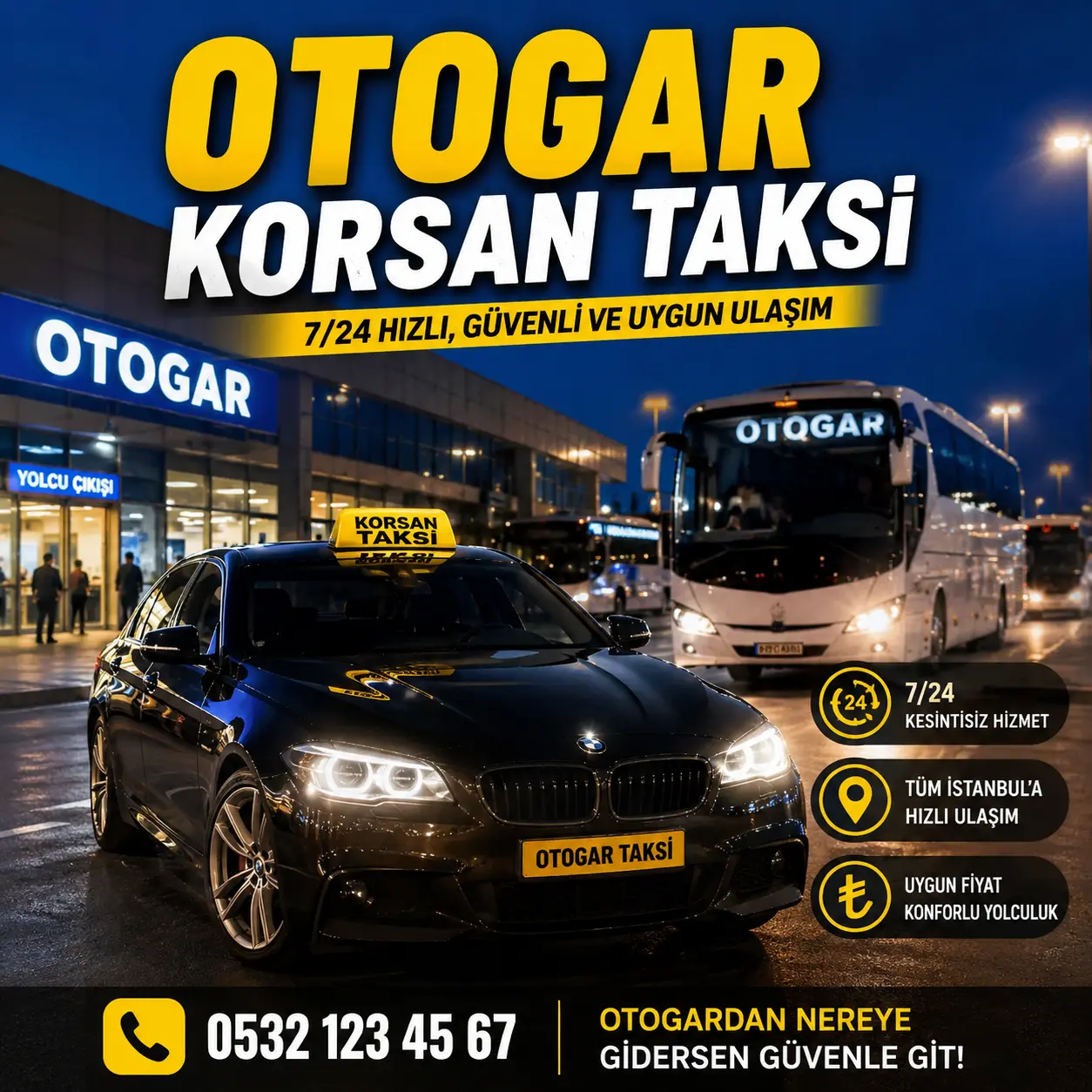 Otogar korsan taksi